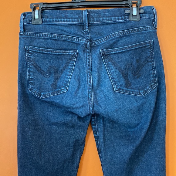 Citizens of Humanity ladies jeans in blue denim size 27. Straight leg extra long - Picture 3 of 14